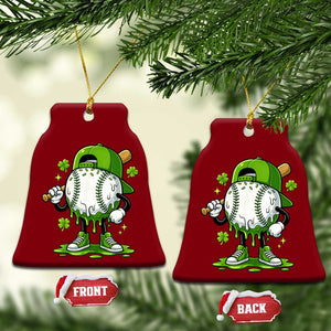 Baseball Drip Icecream Ceramic Ornament Youth Boy St Patricks Day Shamrock Green TS10 Print Your Wear