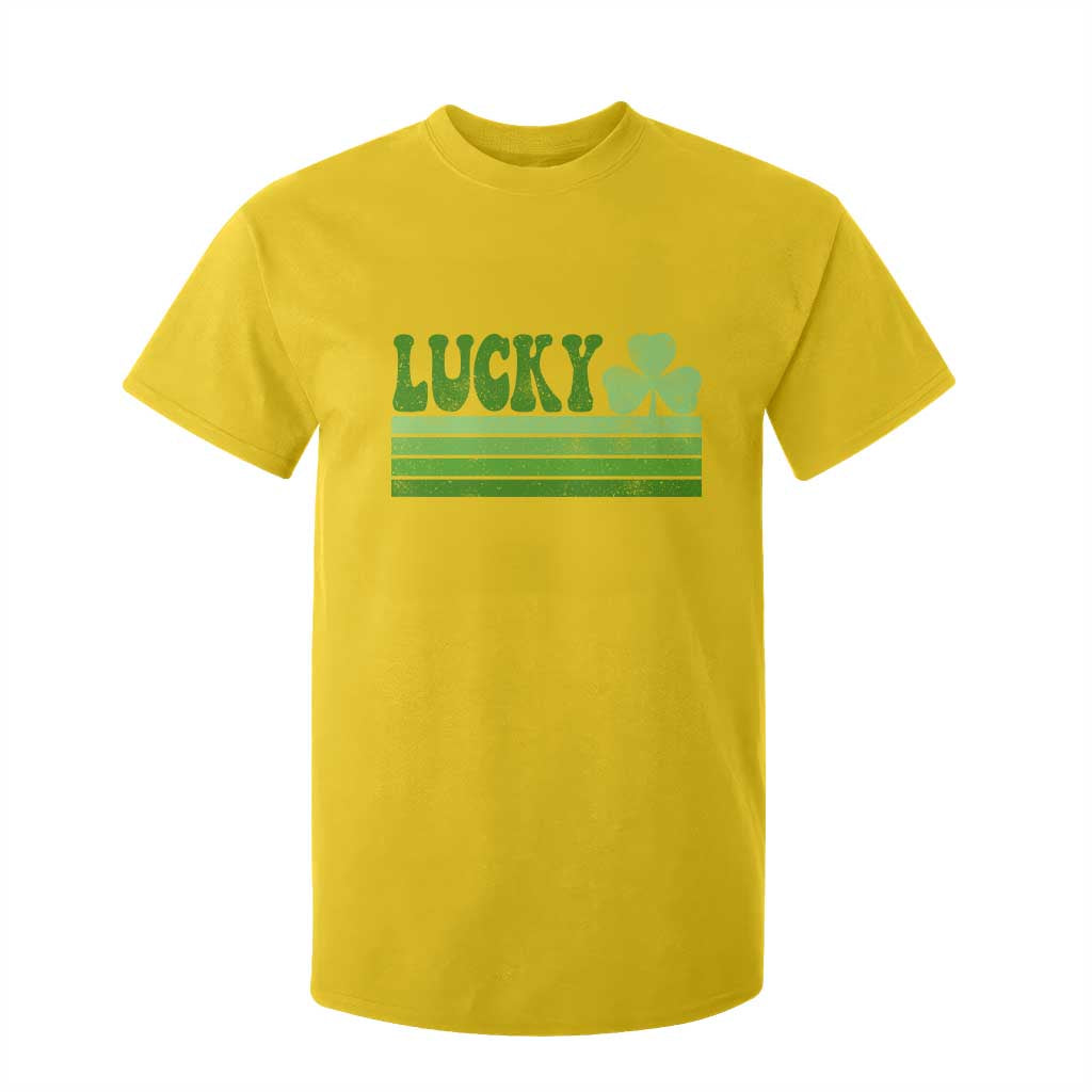 Retro Lucky T Shirt For Kid St Patricks Day Irish Shamrock TS10 Daisy Print Your Wear
