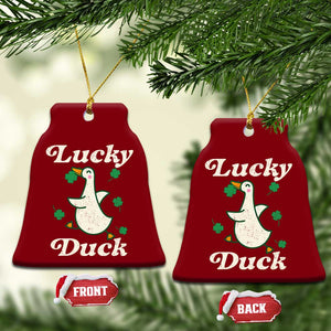 Lucky Duck Ceramic Ornament St Patricks Day Shamrock Irish TS10 Print Your Wear