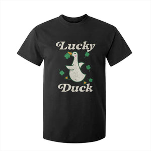 Lucky Duck T Shirt For Kid St Patricks Day Shamrock Irish TS10 Black Print Your Wear