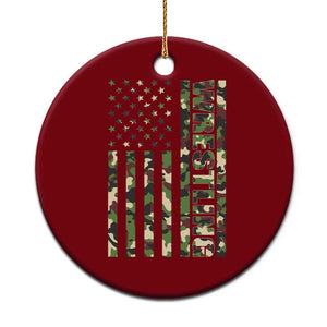 Wrestling American Flag Camo Wrestler Ceramic Ornament TS10 1pc Red Print Your Wear