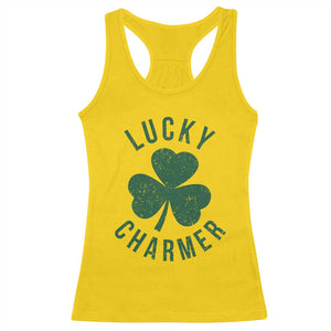 Funny Irish St Patricks Day Shamrock Racerback Tank Top Lucky Charmer TS10 Daisy Print Your Wear