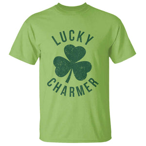 Funny Irish St Patricks Day Shamrock T Shirt Lucky Charmer TS10 Lime Print Your Wear