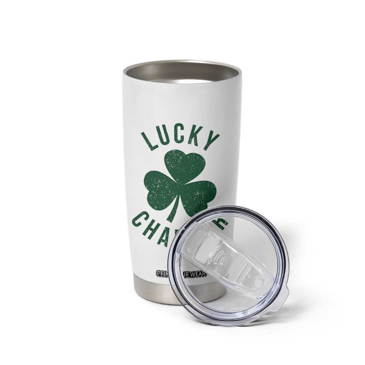 Funny Irish St Patricks Day Shamrock Tumbler Cup Lucky Charmer TS10 Print Your Wear