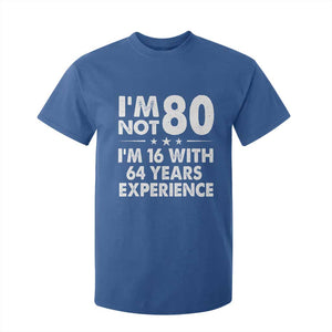 80th Birthday T Shirt For Kid Funny Saying Retro Vintage 80 Year Old Gift TS10 Royal Blue Print Your Wear