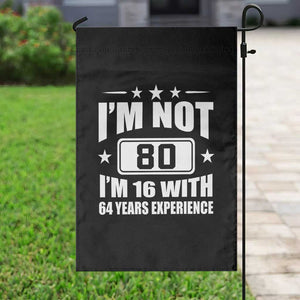 80th Birthday Garden Flag Funny Saying 80 Year Old Gift TS10 Print Your Wear