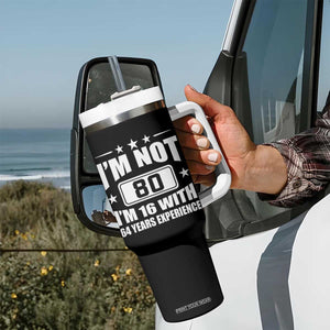 80th Birthday Tumbler With Handle Funny Saying 80 Year Old Gift TS10 Print Your Wear