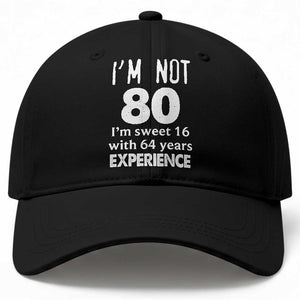 80th Birthday Baseball Cap Funny 80 Year Old Gift TS10 Print Your Wear