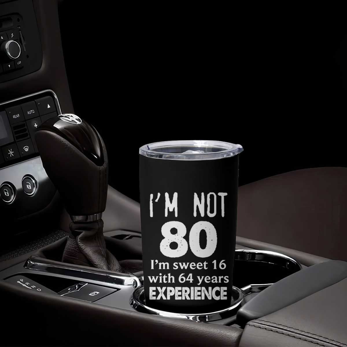 80th Birthday Tumbler Cup Funny 80 Year Old Gift TS10 Print Your Wear