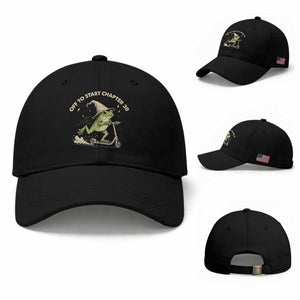 30th Birthday Frog Baseball Cap Off To Start Chapter 30 TS10 Baseball Cap Universal Fit Black Print Your Wear