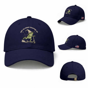 30th Birthday Frog Baseball Cap Off To Start Chapter 30 TS10 Baseball Cap Universal Fit Dark Blue Print Your Wear