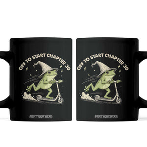 30th Birthday Frog Coffee Mug Off To Start Chapter 30 TS10 Black Print Your Wear