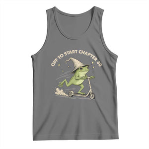 30th Birthday Frog Tank Top Off To Start Chapter 30 TS10 Black Heather Print Your Wear
