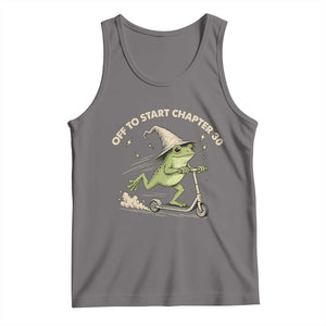 30th Birthday Frog Tank Top Off To Start Chapter 30 TS10 Deep Heather Print Your Wear
