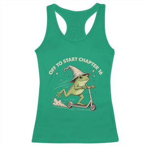 16th Birthday Frog Racerback Tank Top Funny 16 Year Old Gift