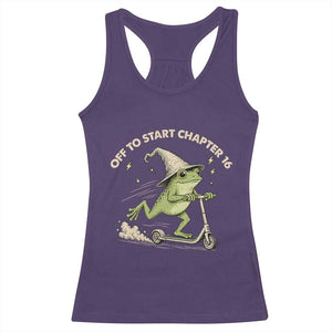 16th Birthday Frog Racerback Tank Top Funny 16 Year Old Gift