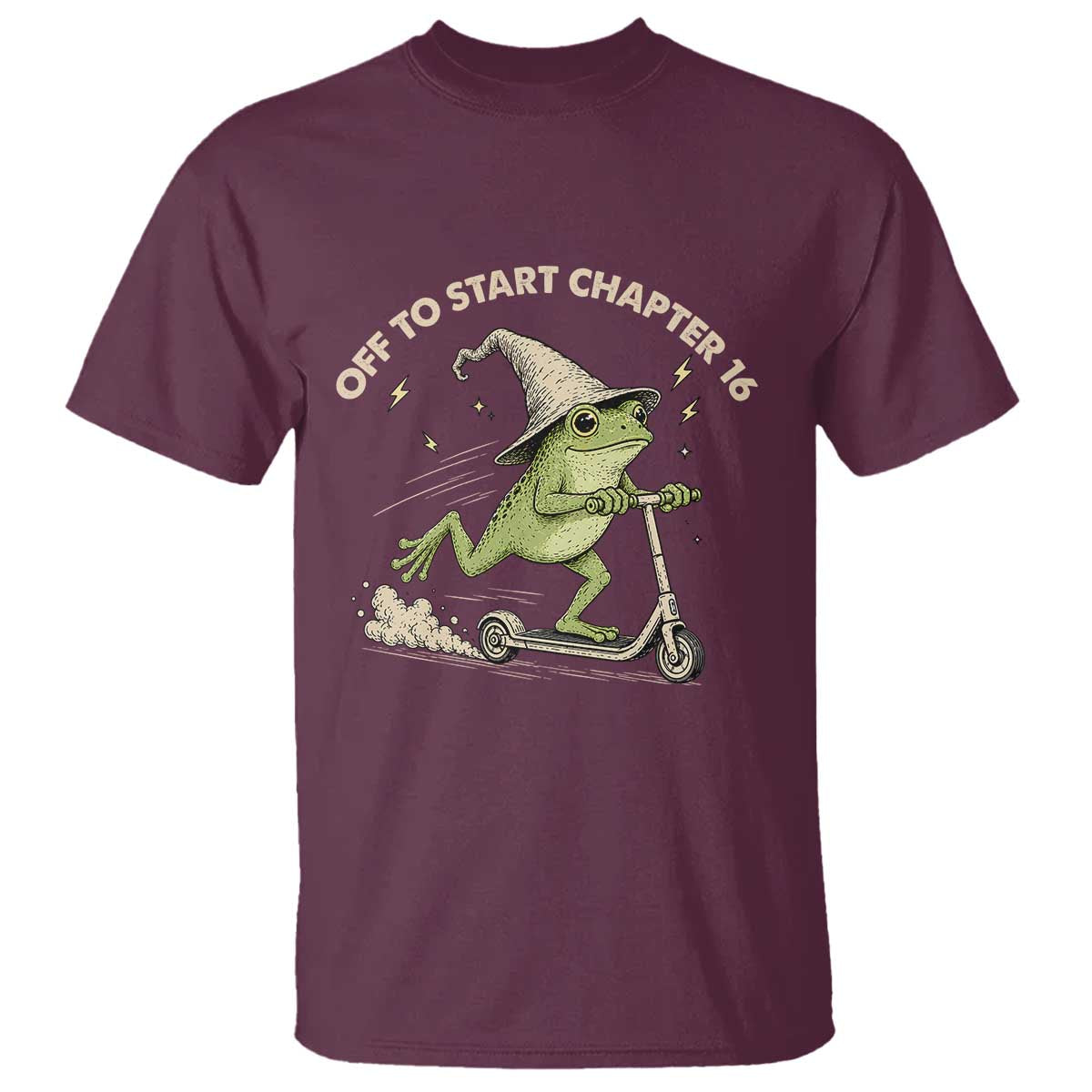 16th Birthday Frog T Shirt Funny 16 Year Old Gift