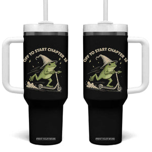 16th Birthday Frog Tumbler With Handle Funny 16 Year Old Gift