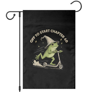 60th Birthday Frog Garden Flag Funny 60 Year Old Gift