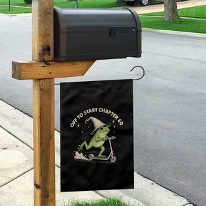 60th Birthday Frog Garden Flag Funny 60 Year Old Gift