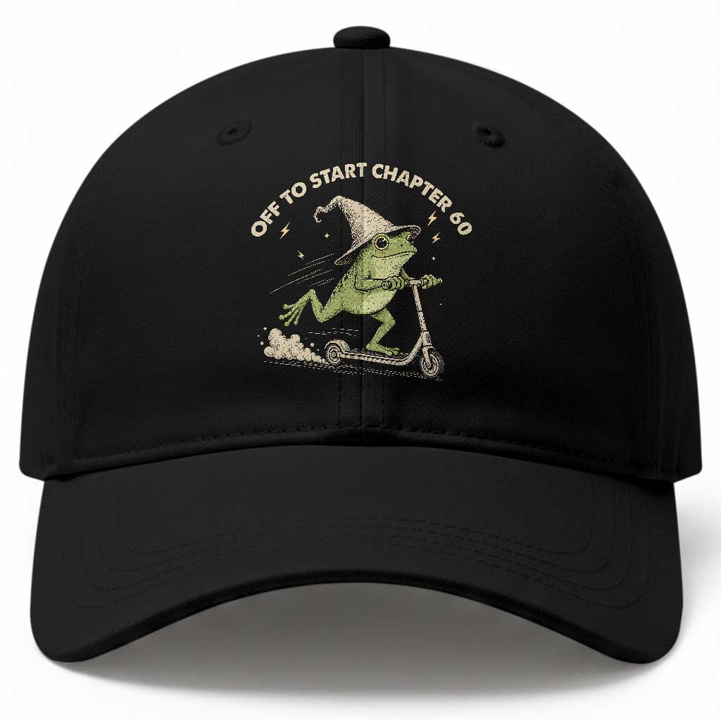 60th Birthday Frog Baseball Cap Funny 60 Year Old Gift