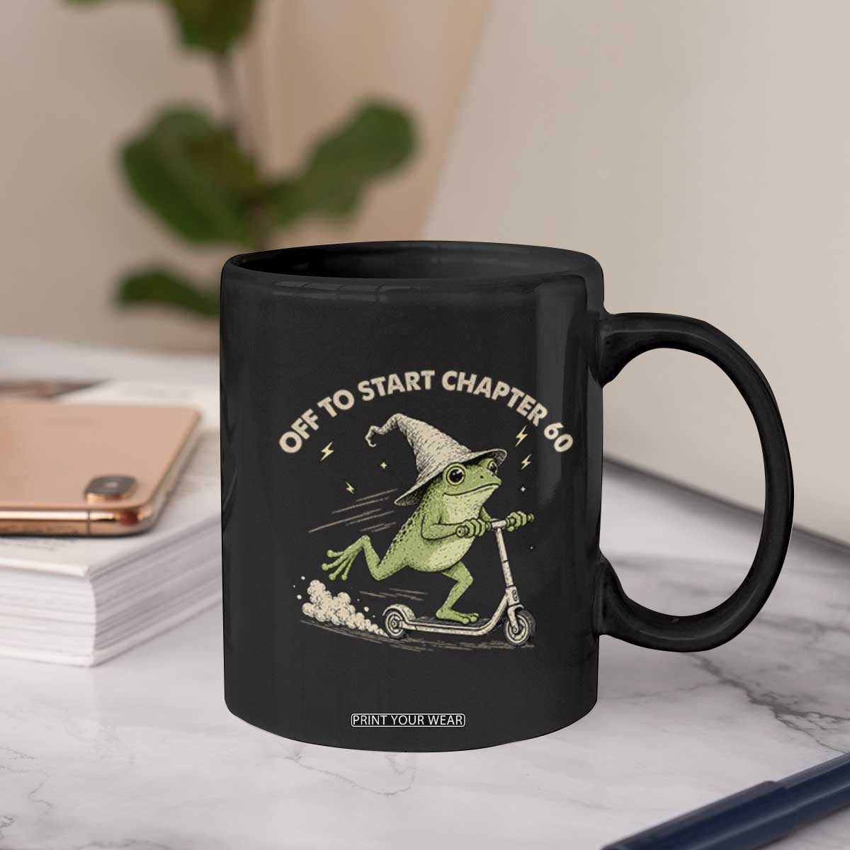 60th Birthday Frog Coffee Mug Funny 60 Year Old Gift