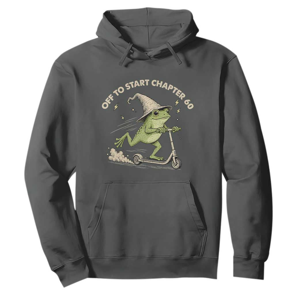 60th Birthday Frog Hoodie Funny 60 Year Old Gift