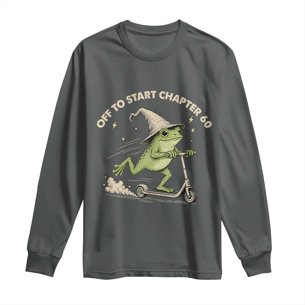 60th Birthday Frog Long Sleeve Shirt Funny 60 Year Old Gift