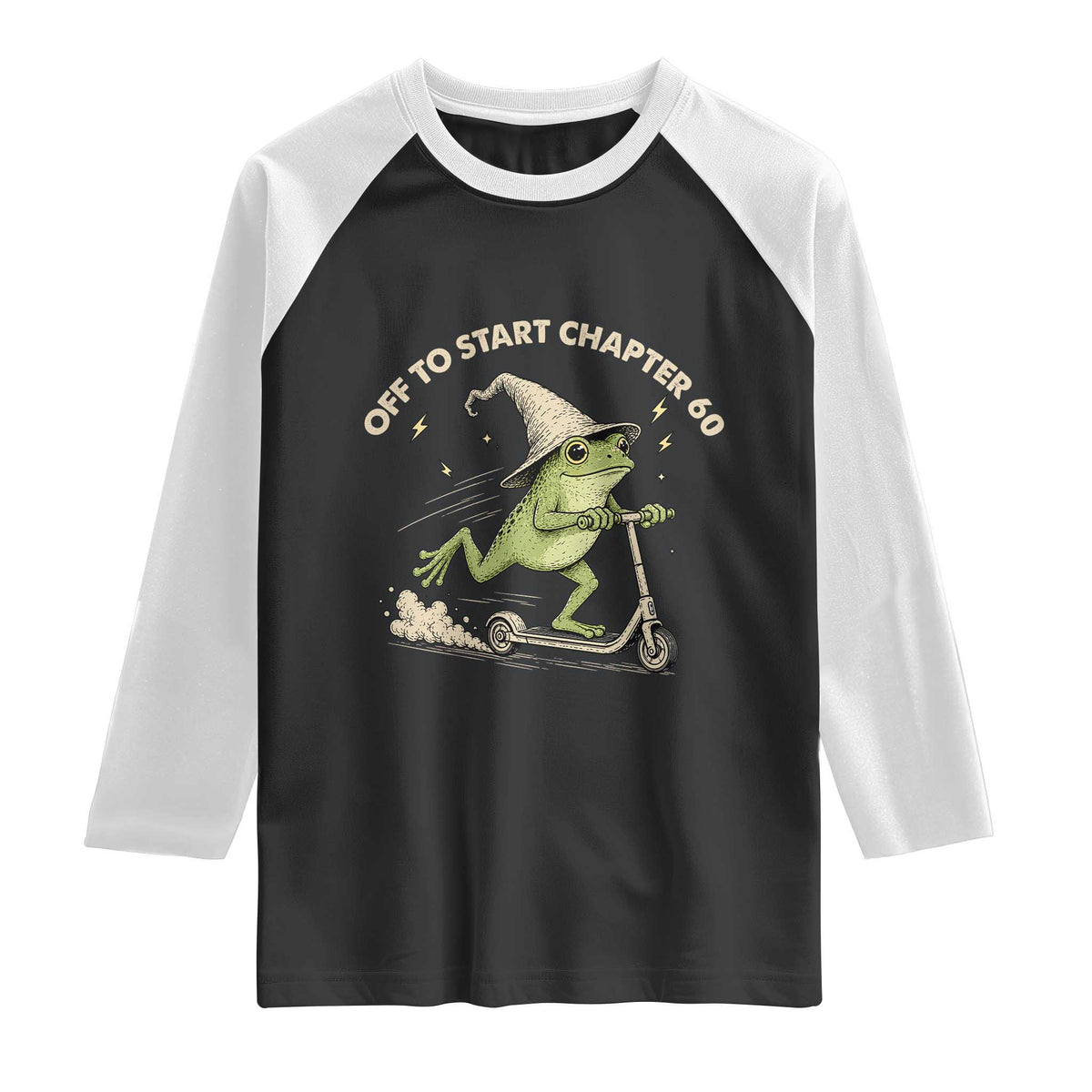 60th Birthday Frog Raglan Shirt Funny 60 Year Old Gift
