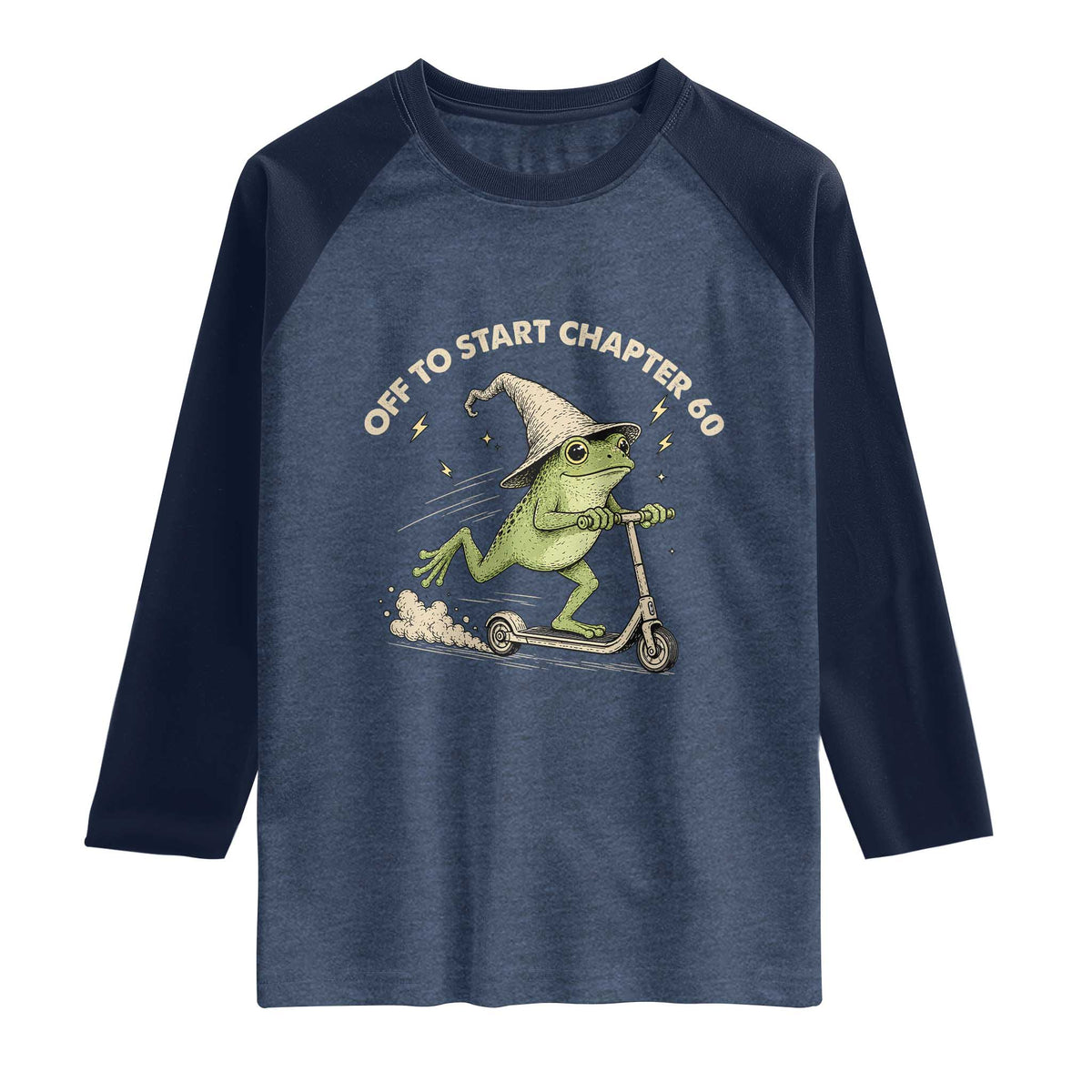 60th Birthday Frog Raglan Shirt Funny 60 Year Old Gift