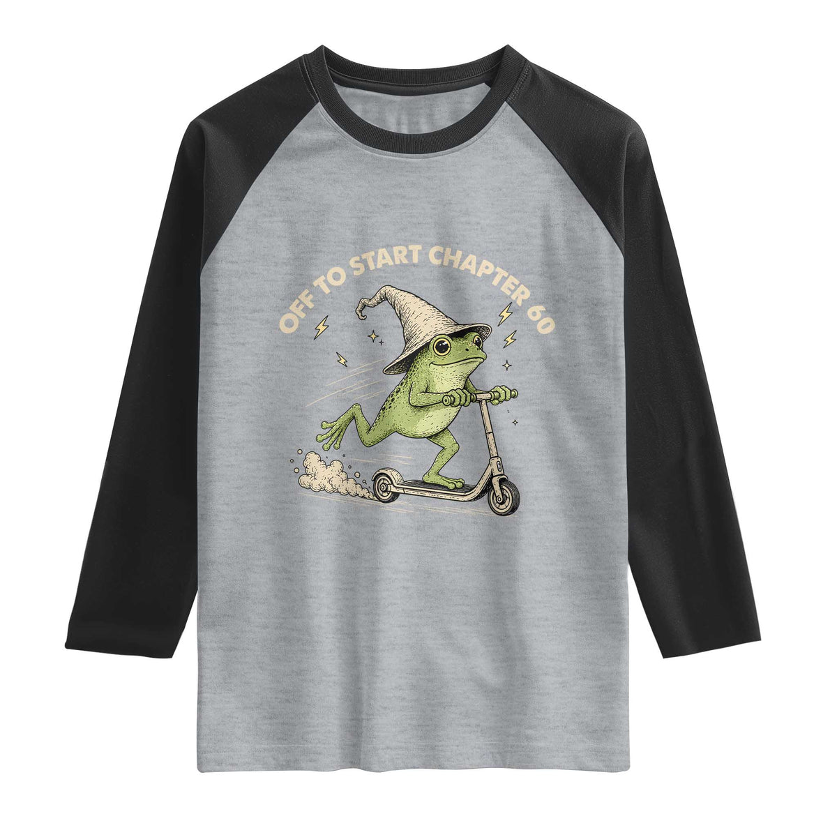60th Birthday Frog Raglan Shirt Funny 60 Year Old Gift
