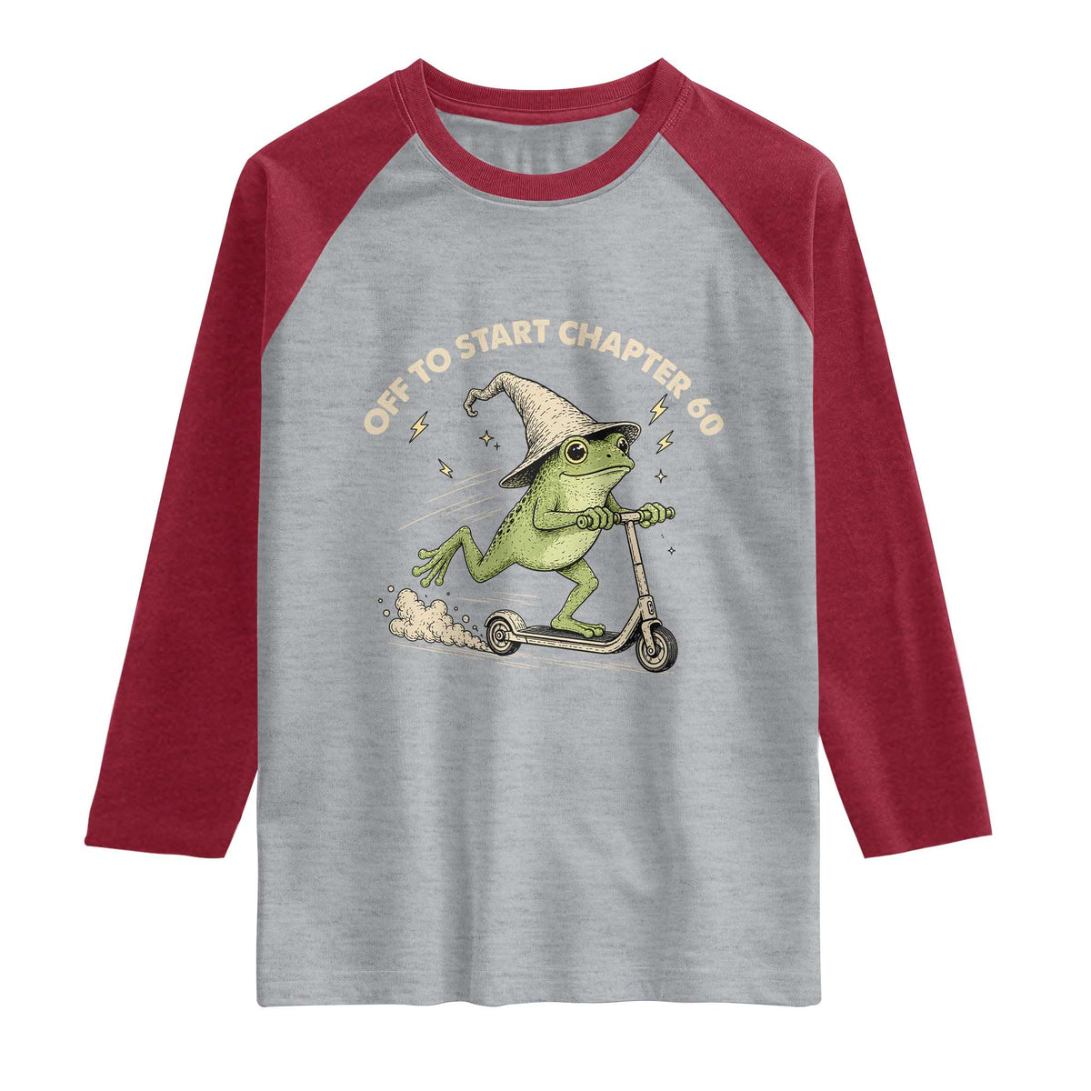 60th Birthday Frog Raglan Shirt Funny 60 Year Old Gift