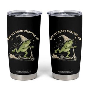 60th Birthday Frog Tumbler Cup Funny 60 Year Old Gift