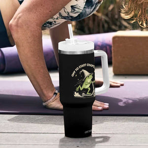 60th Birthday Frog Tumbler With Handle Funny 60 Year Old Gift