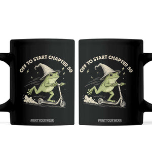 50th Birthday Frog Coffee Mug Funny 50 Year Old Gift