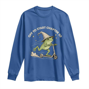 50th Birthday Frog Long Sleeve Shirt Funny 50 Year Old Gift