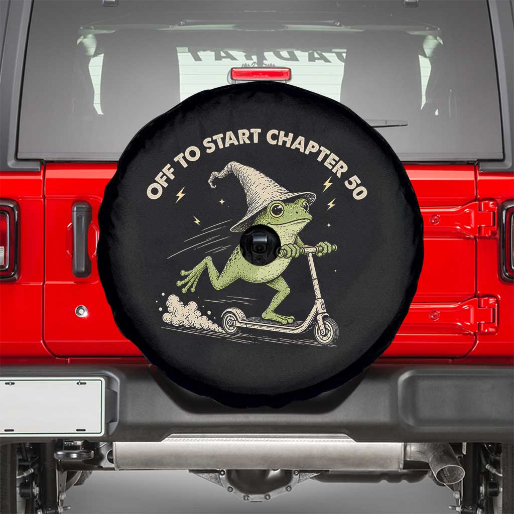 50th Birthday Frog Spare Tire Cover Funny 50 Year Old Gift