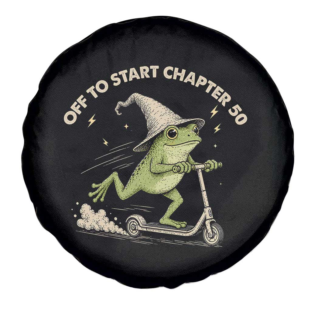 50th Birthday Frog Spare Tire Cover Funny 50 Year Old Gift