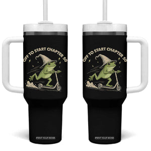 50th Birthday Frog Tumbler With Handle Funny 50 Year Old Gift
