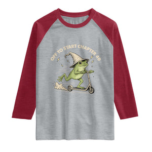40th Birthday Frog Raglan Shirt Funny 40 Year Old Gift