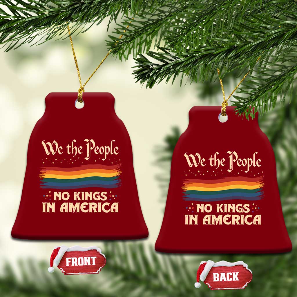 We The People No Kings In America Ceramic Ornament Pride Month LGBTQ TS10 Print Your Wear