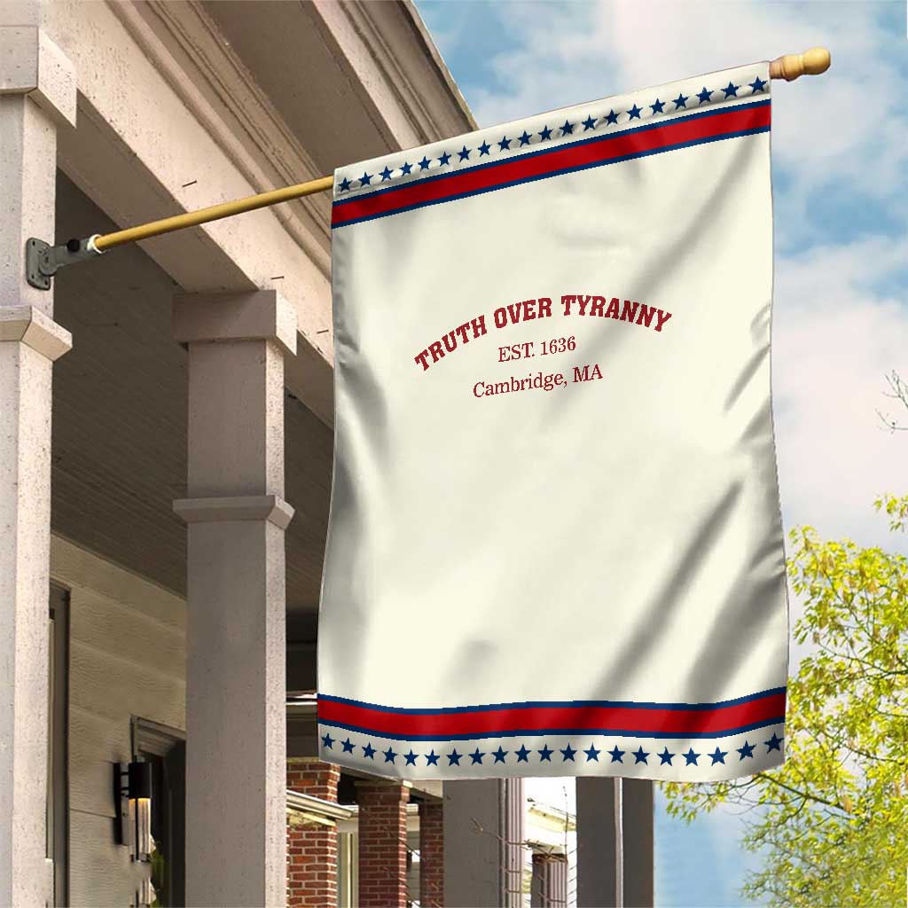 Truth Over Tyranny Garden Flag Protect Higher Education Academic Independence TS10 Modern Beige Red Print Your Wear