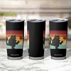 No Kings Black Cat Tumbler Cup Funny Kitten Social Justice TS10 Print Your Wear