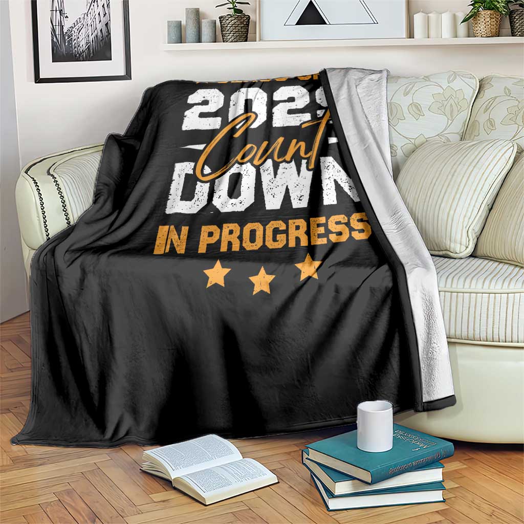 Class Of 2029 Count Down Graduating Throw Blanket TS10 Print Your Wear