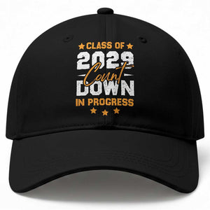 Class Of 2029 Count Down Graduating Baseball Cap TS10 Print Your Wear
