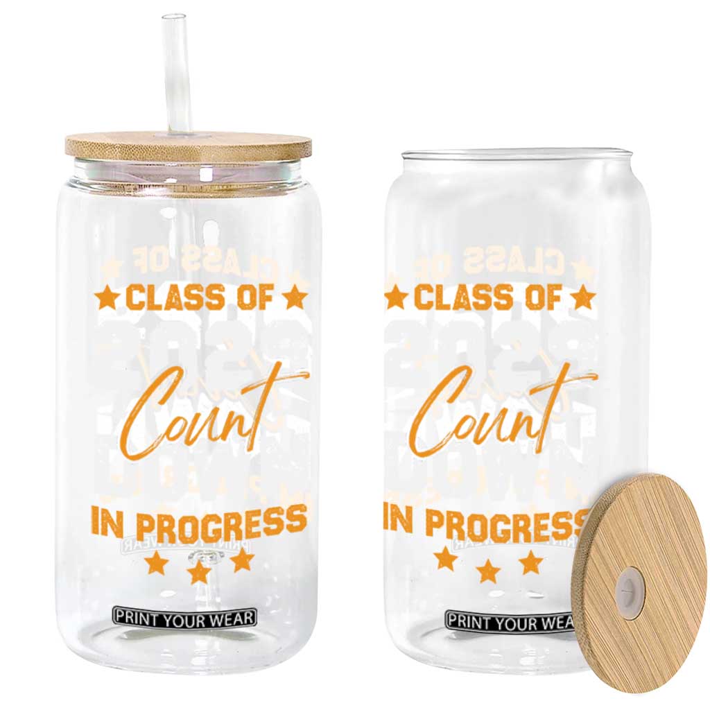 Class Of 2029 Count Down Graduating Glass Can TS10 Print Your Wear