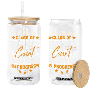 Class Of 2029 Count Down Graduating Glass Can TS10 Print Your Wear