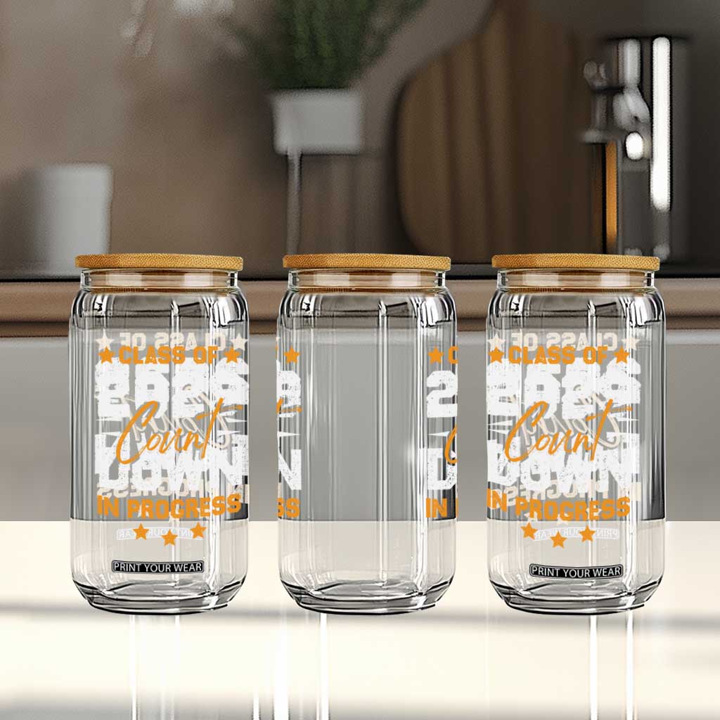 Class Of 2029 Count Down Graduating Glass Can TS10 Print Your Wear
