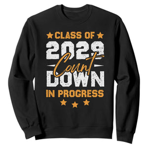 Class Of 2029 Count Down Graduating Sweatshirt TS10 Black Print Your Wear