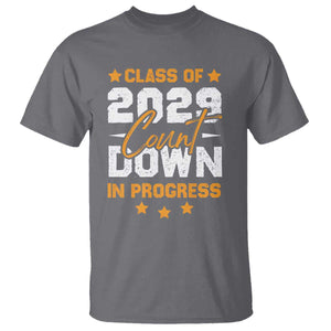 Class Of 2029 Count Down Graduating T Shirt TS10 Charcoal Print Your Wear